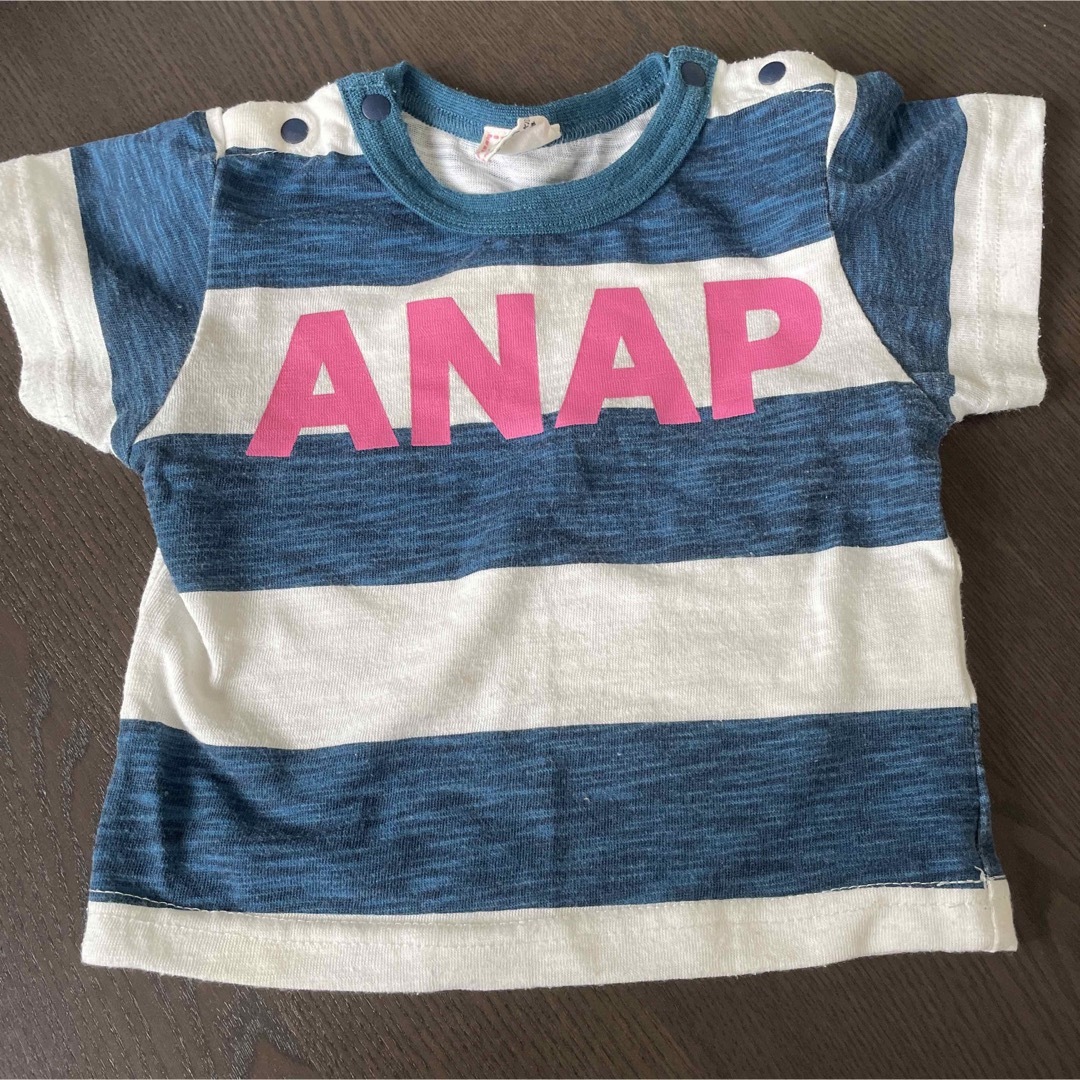 ANAP Kids(アナップキッズ)の週末セール✳︎美品✳︎ANAP kids 60 2点セット キッズ/ベビー/マタニティのベビー服(~85cm)(ロンパース)の商品写真