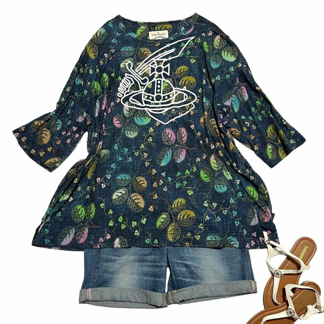 美品☆ヴィヴィアンウエストウッド アングロマニア ビッグTシャツ 38の