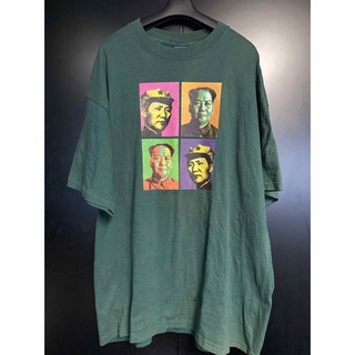 激レア90'S   毛沢東 フォトTシャツ ヴィンテージ サイズXL(Tシャツ/カットソー(半袖/袖なし))