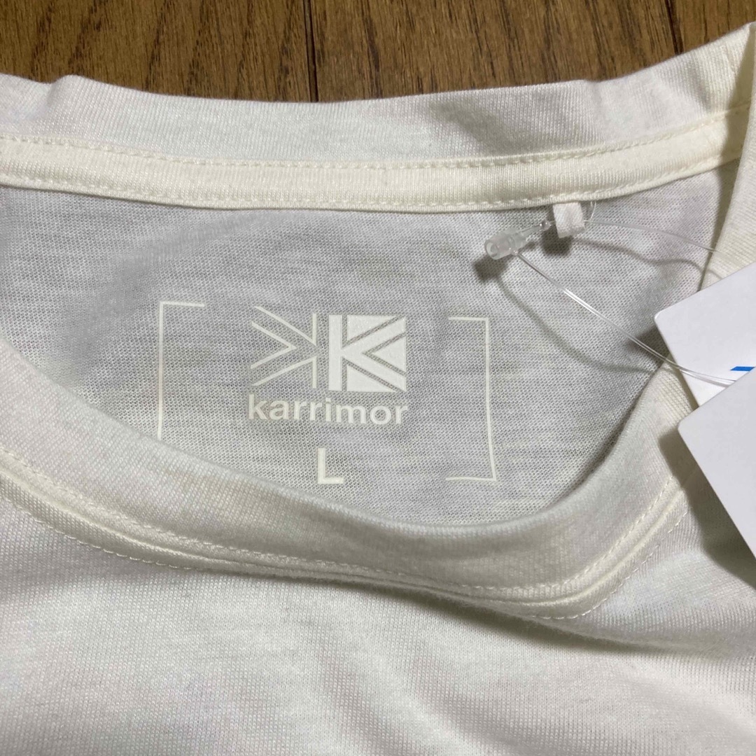 karrimor(カリマー)のkarrimor カリマー Tシャツ Lサイズ オフホワイト メンズのトップス(Tシャツ/カットソー(半袖/袖なし))の商品写真
