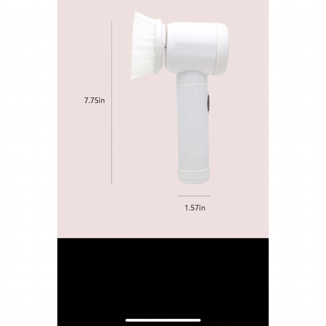 万能クリーニングブラシ　掃除用ブラシ　電動　充電式 スマホ/家電/カメラの生活家電(その他)の商品写真