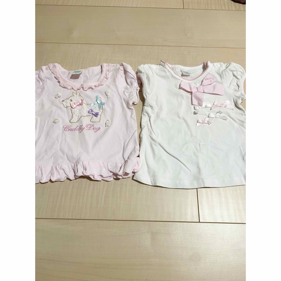 motherways - 80cm 女の子 Tシャツ2枚セット マザウェイズの通販 by ...