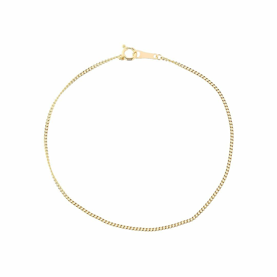 18金 喜平 ブレスレット チェーン 18cm 細い 幅1.2mm メンズ レデ-