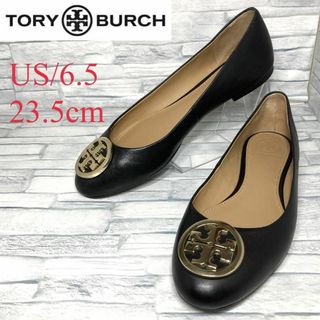 Tory Burch - ✨極美品✨トリーバーチフラットシューズ 金ロゴ 本革 ...