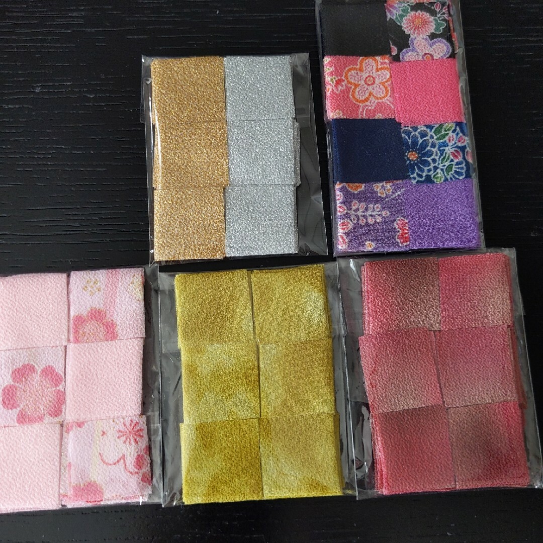 一越ちりめんつまみ細工カット布 おまとめ 1