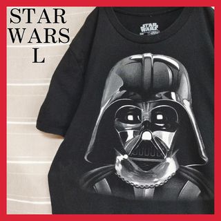 プリントワンポイント生産国STAR WARS スターウォーズ ダースベイダー 映画 ムービーTシャツ メンズL /eaa351579