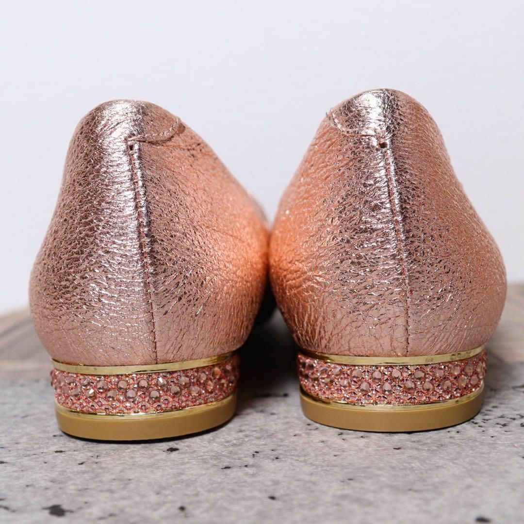 DIANA(ダイアナ)の【極美品】DIANA ダイアナ 22.5 切替 ビジュー パンプス ストラップ レディースの靴/シューズ(ハイヒール/パンプス)の商品写真