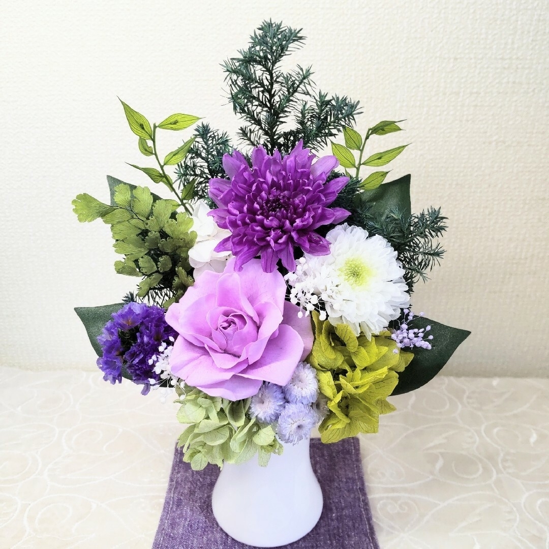 新作再入荷 枯れない仏花 麗蘭(れいらん) 中サイズ :万屋京橋 店