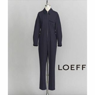 LOEFF コットンツイルワークジャンプスーツ ロエフ