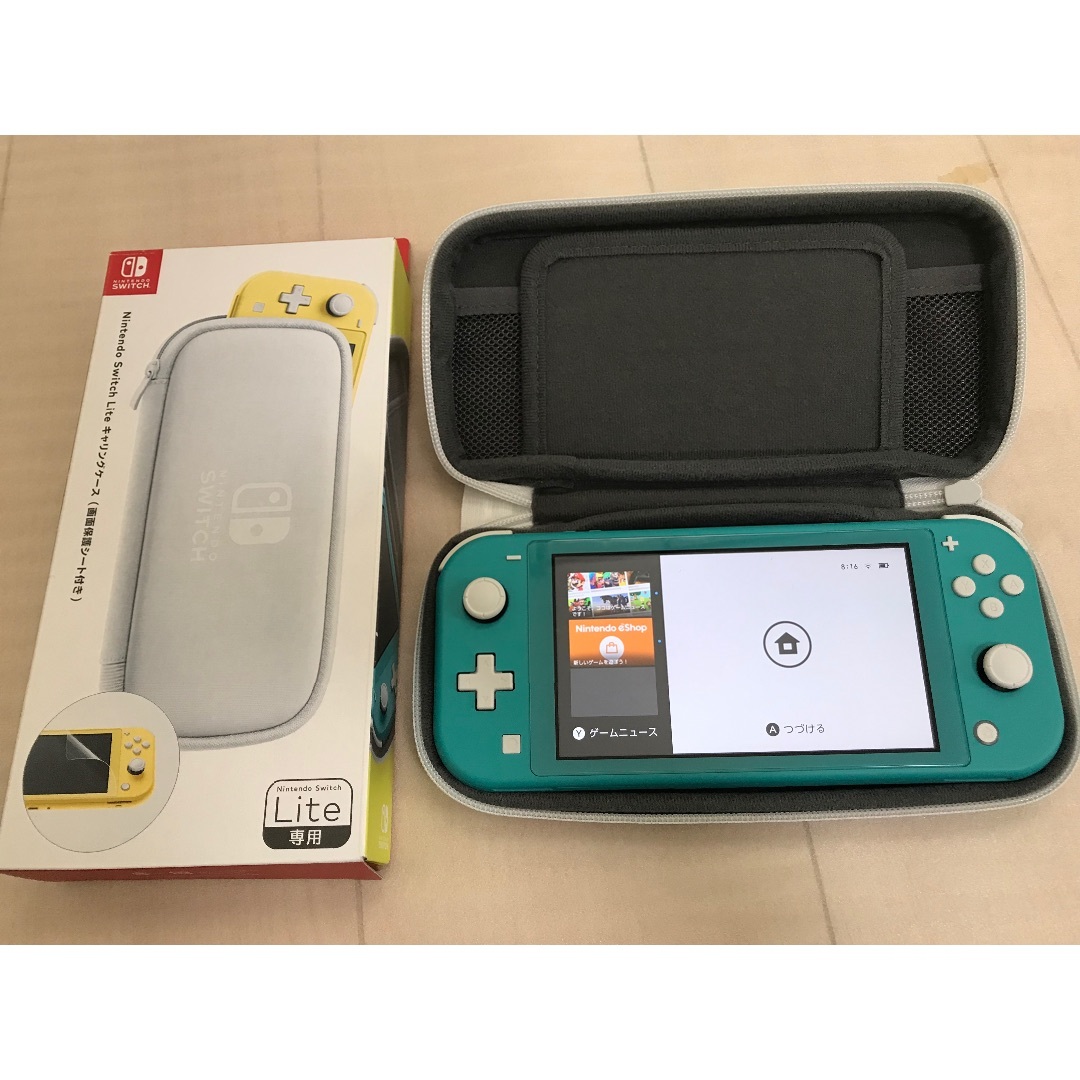 Nintendo Switch - お得✨美品Switch Liteターコイズ本体＋ソフト6本