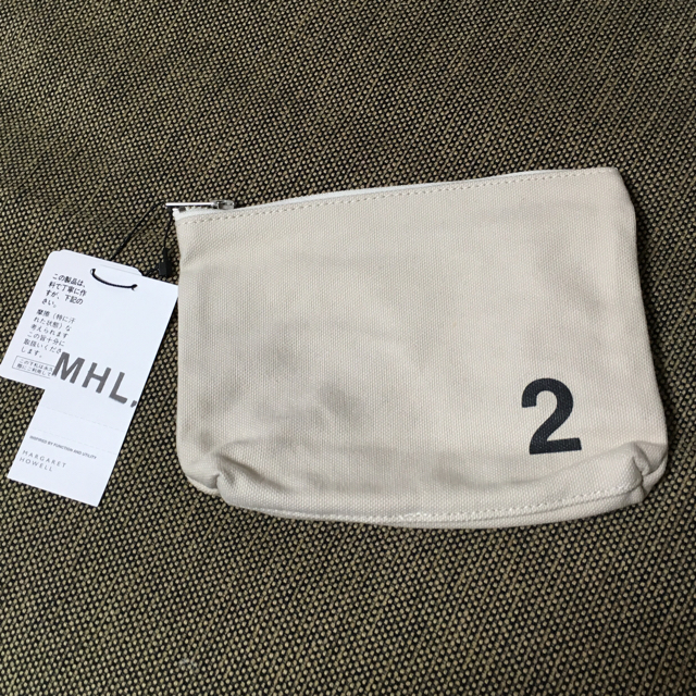 MARGARET HOWELL(マーガレットハウエル)の専用！新品☆MHL  heavy cotton canvas porch 3と2 レディースのファッション小物(ポーチ)の商品写真