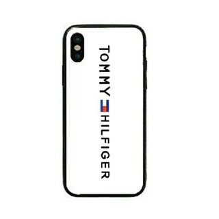 トミーヒルフィガー(TOMMY HILFIGER)のトミーヒルフィガー　ガラスケース　iPhoneケース　(iPhoneケース)