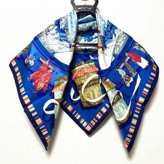 エルメス(Hermes)のHERMES(エルメス) スカーフ美品  カレ90(バンダナ/スカーフ)