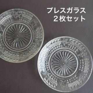 G−4 明治期プレスガラス皿 | GARAGE MADE