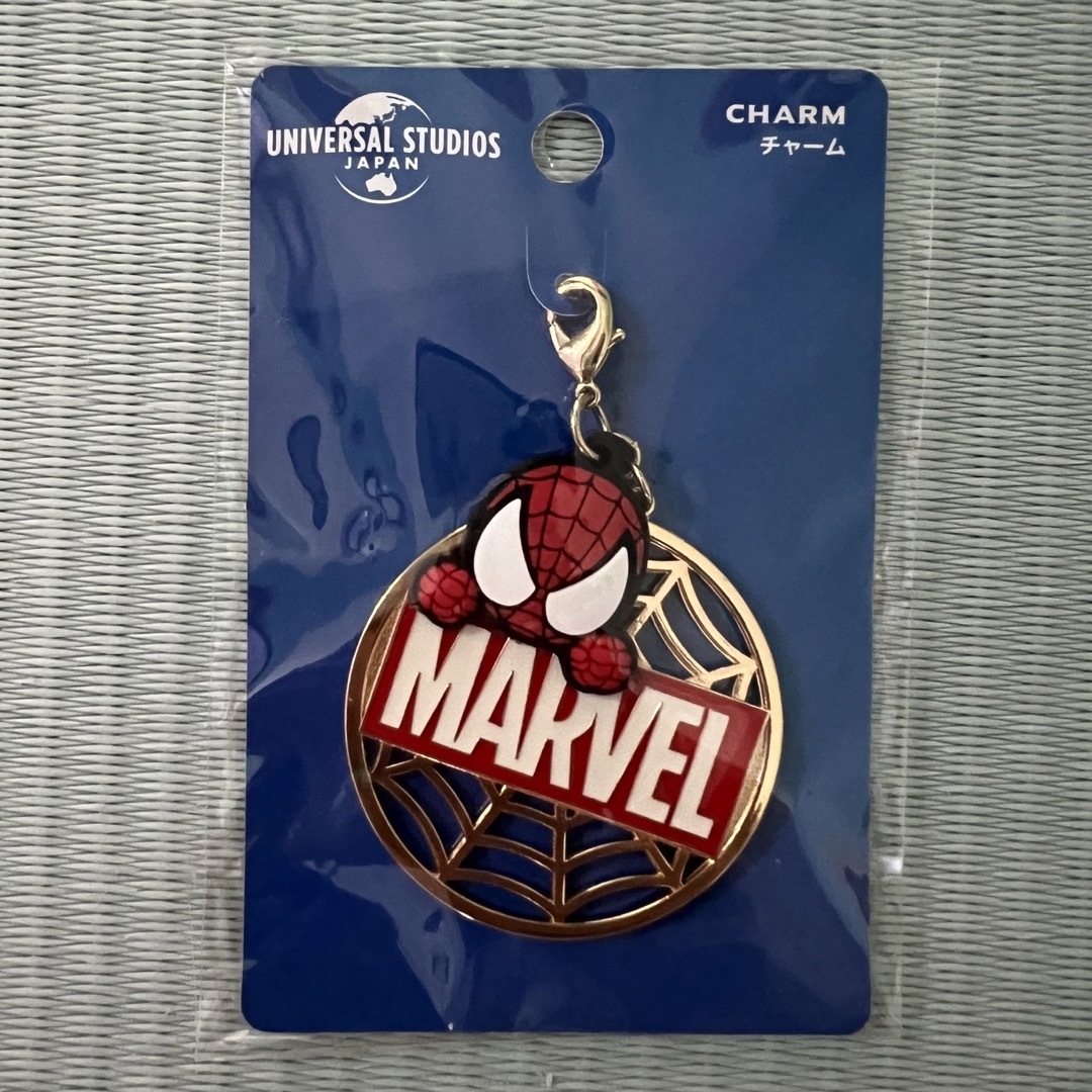 USJ(ユニバーサルスタジオジャパン)のUSJ購入　スパイダーマン　チャーム　MARVEL エンタメ/ホビーのおもちゃ/ぬいぐるみ(キャラクターグッズ)の商品写真