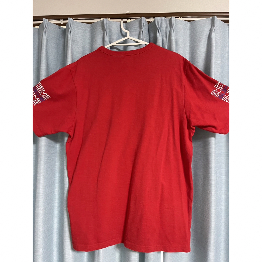 Supreme(シュプリーム)の値下げ中 シュプリーム Stack Logo Tee Tシャツ 赤 Lサイズ メンズのトップス(Tシャツ/カットソー(半袖/袖なし))の商品写真