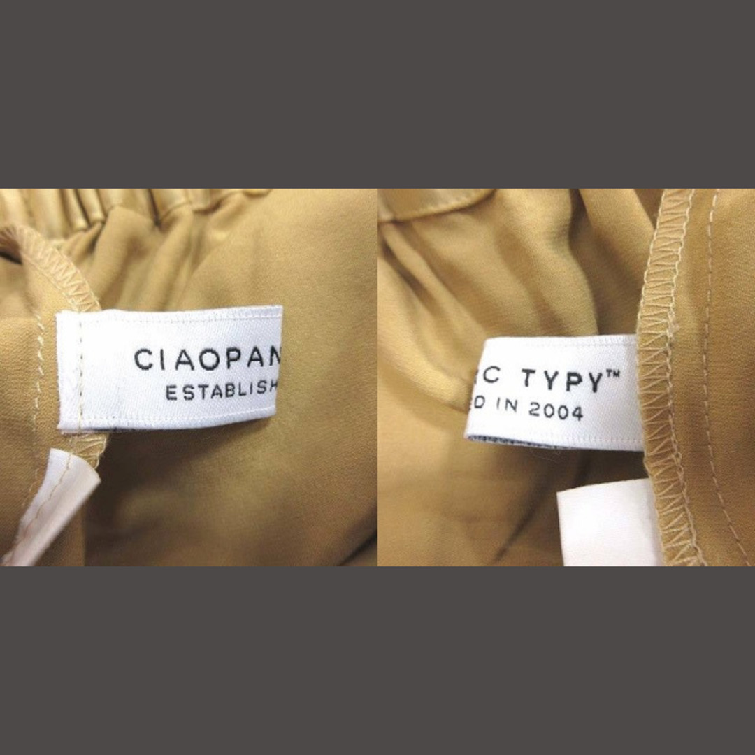 CIAOPANIC TYPY(チャオパニックティピー)のチャオパニック ティピー ワイドパンツ ロング イージーパンツ ONE 黃 レディースのパンツ(その他)の商品写真