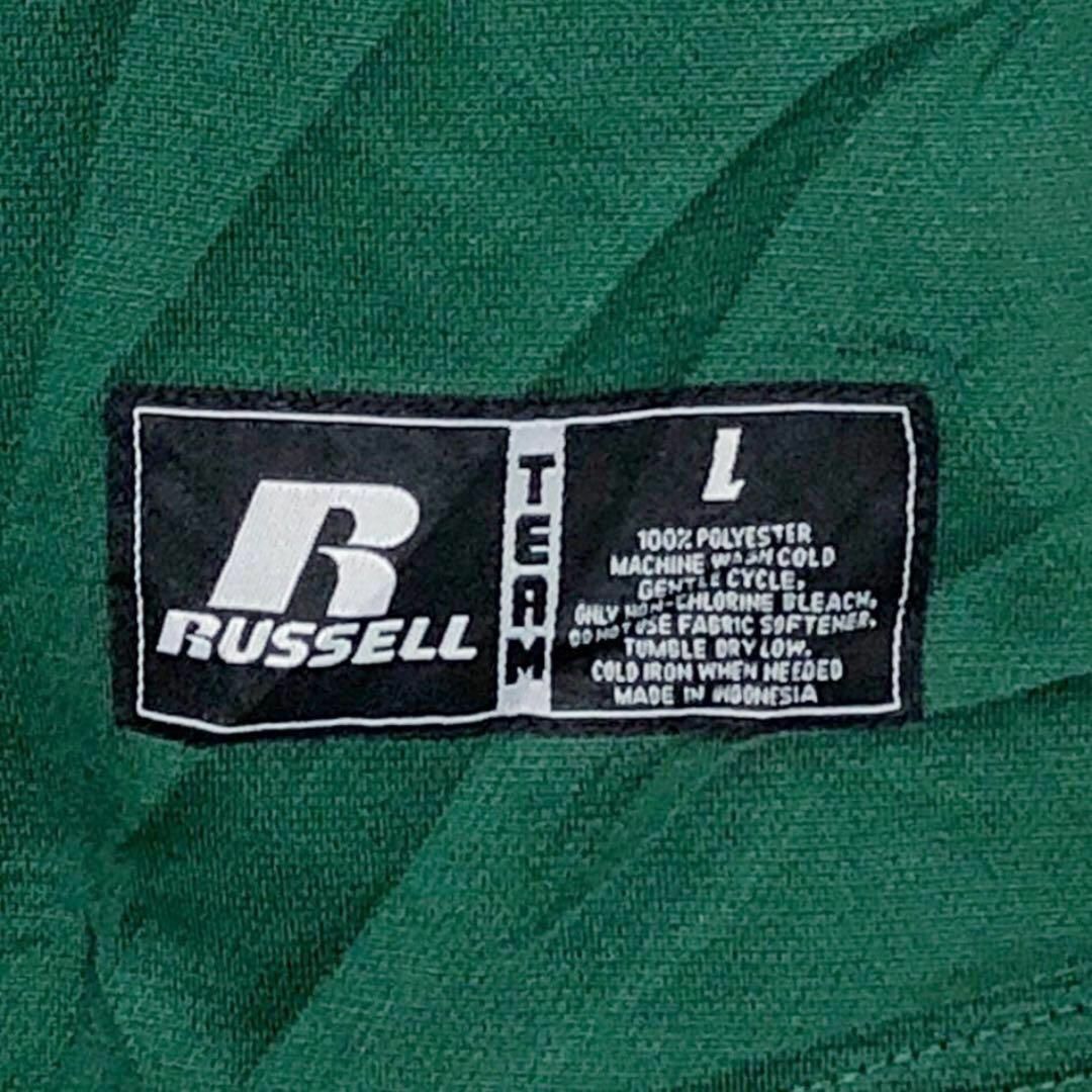 Russell Athletic(ラッセルアスレティック)のラッセルアスレティック 人気カラー ベースボールシャツ バックロゴ 刺繍デカロゴ メンズのトップス(Tシャツ/カットソー(半袖/袖なし))の商品写真