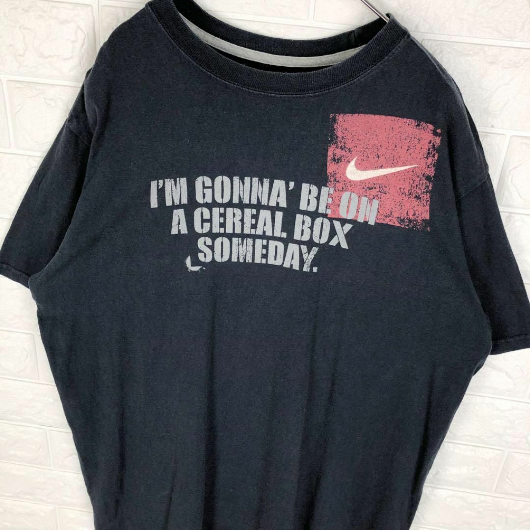 NIKE(ナイキ)のナイキ 90s 半袖Tシャツ ワンポイントロゴ ゆるだぼオーバーサイズ ブラック メンズのトップス(Tシャツ/カットソー(半袖/袖なし))の商品写真