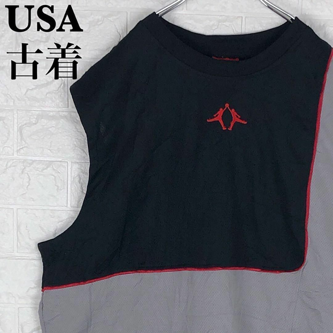 U.T Sports ビッグサイズ タンクトップ バスケットボール 刺繍ロゴ メンズのトップス(Tシャツ/カットソー(半袖/袖なし))の商品写真
