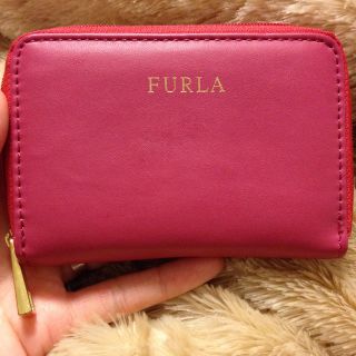 フルラ(Furla)のFURLA＊カードケース＊ビビットピンク(名刺入れ/定期入れ)