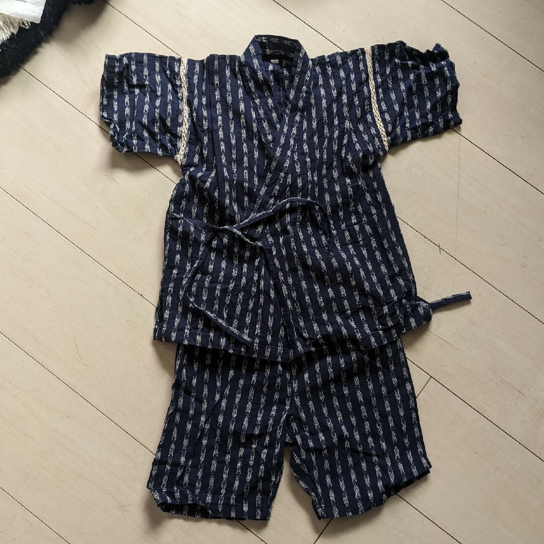 motherways(マザウェイズ)の子供用甚平　100サイズ 110サイズ キッズ/ベビー/マタニティのキッズ服男の子用(90cm~)(甚平/浴衣)の商品写真