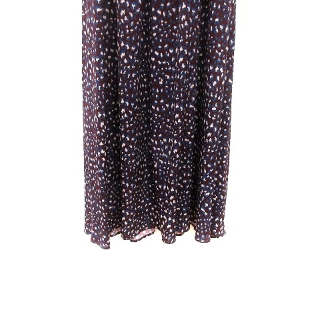 N.Natural beauty basic(エヌナチュラルビューティーベーシック)のN.ナチュラルビューティーベーシック フレアスカート マキシ レオパード M 茶 レディースのスカート(ロングスカート)の商品写真