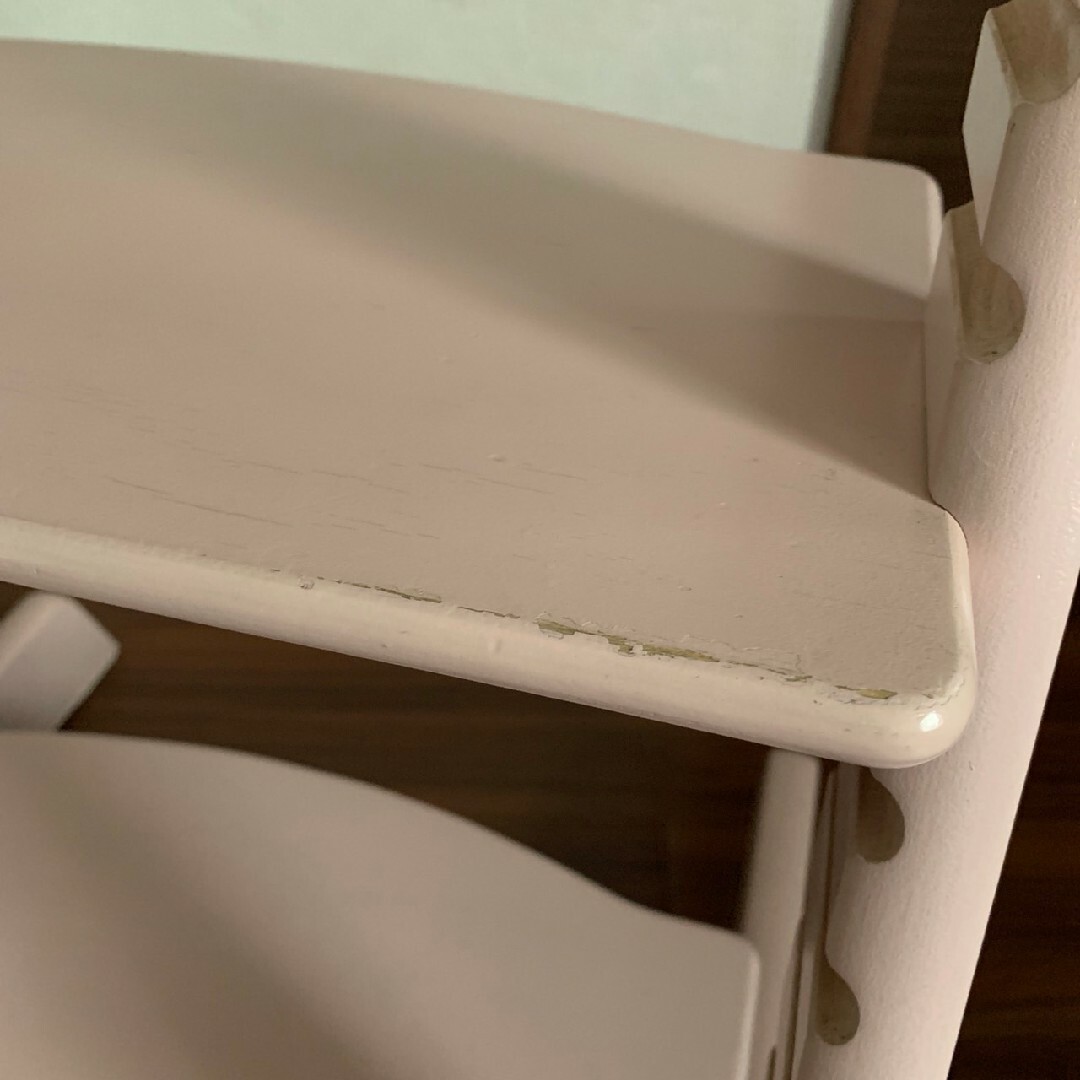 廃盤カラー STOKKE ストッケ トリップトラップ ペールピンク S/N5の