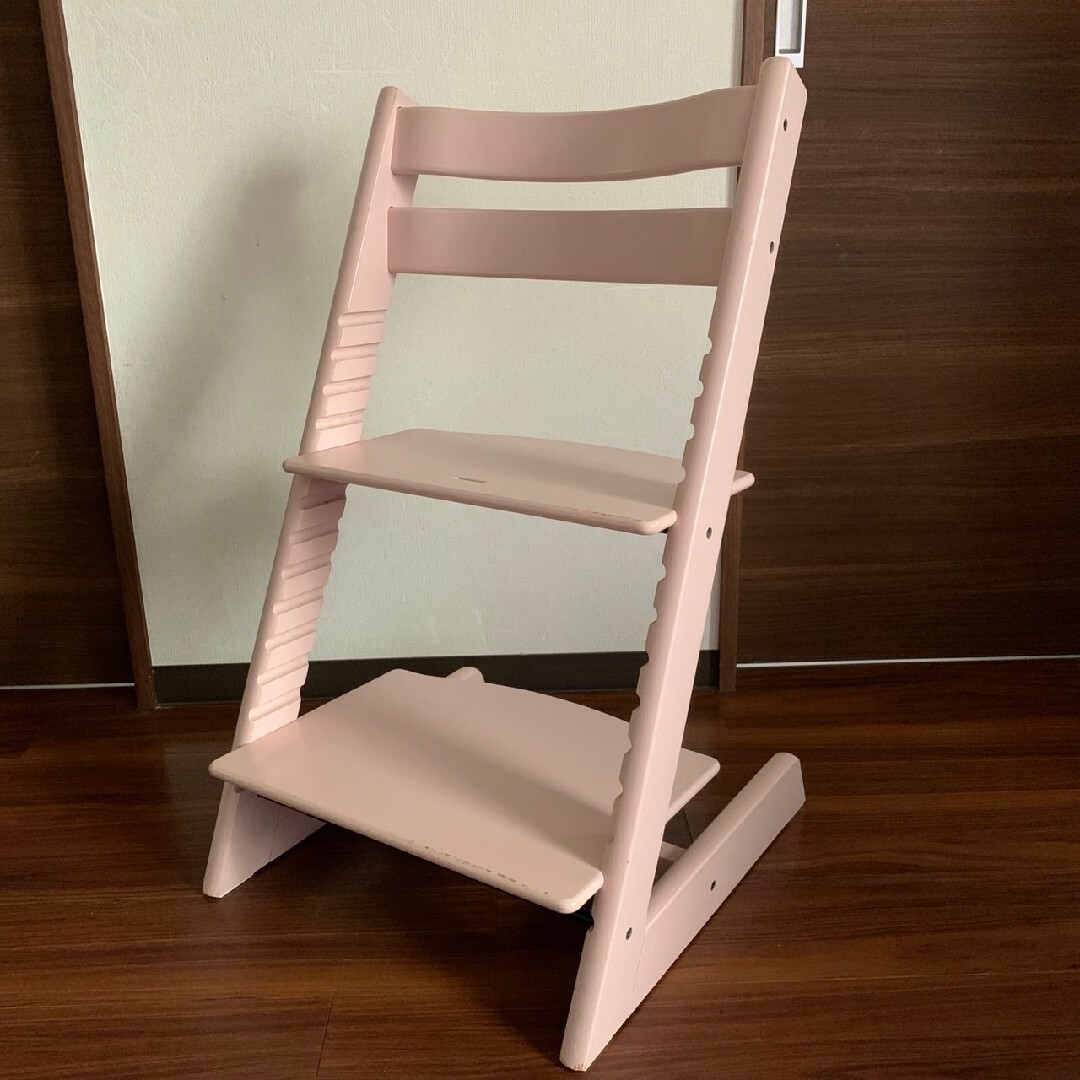 廃盤カラー STOKKE ストッケ トリップトラップ ペールピンク S/N5-