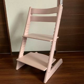 廃盤カラー STOKKE ストッケ トリップトラップ  ペールピンク  S/N5(その他)