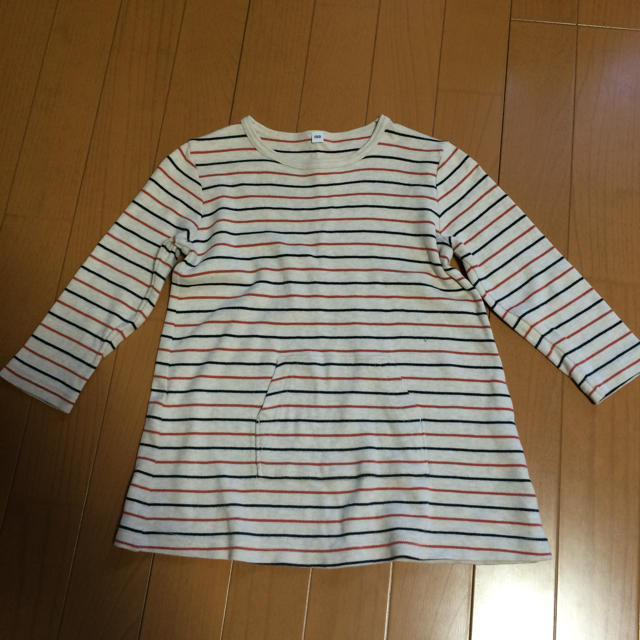 MUJI (無印良品)(ムジルシリョウヒン)のキッズワンピース キッズ/ベビー/マタニティのキッズ服女の子用(90cm~)(ワンピース)の商品写真