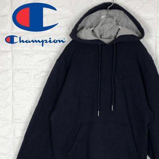 チャンピオン(Champion)のチャンピオン 刺繍ワンポイントロゴ プルオーバーパーカー ホンジュラス製 裏起毛(パーカー)