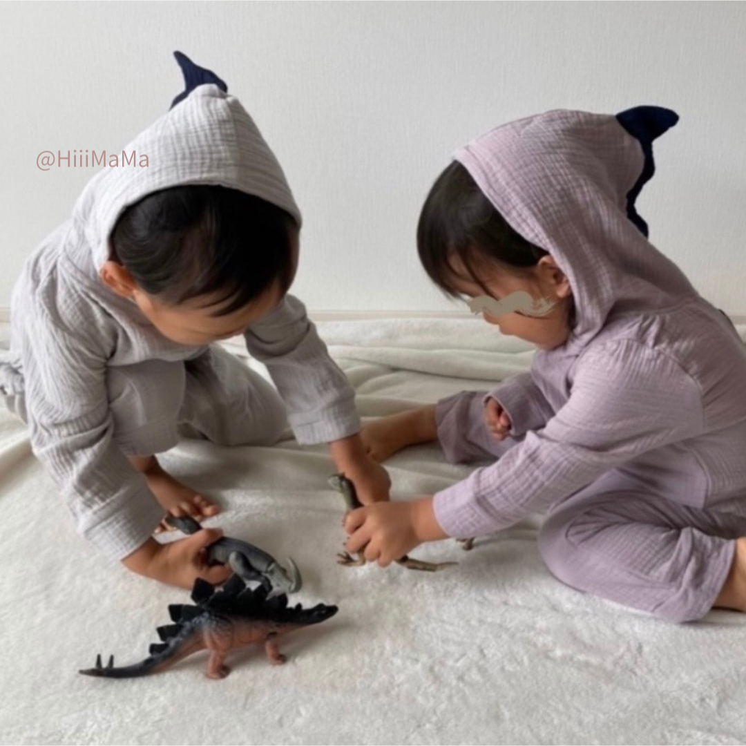 良質で安価な製品 子ども 恐竜 パーカー ロンパース ベビー キッズ ...