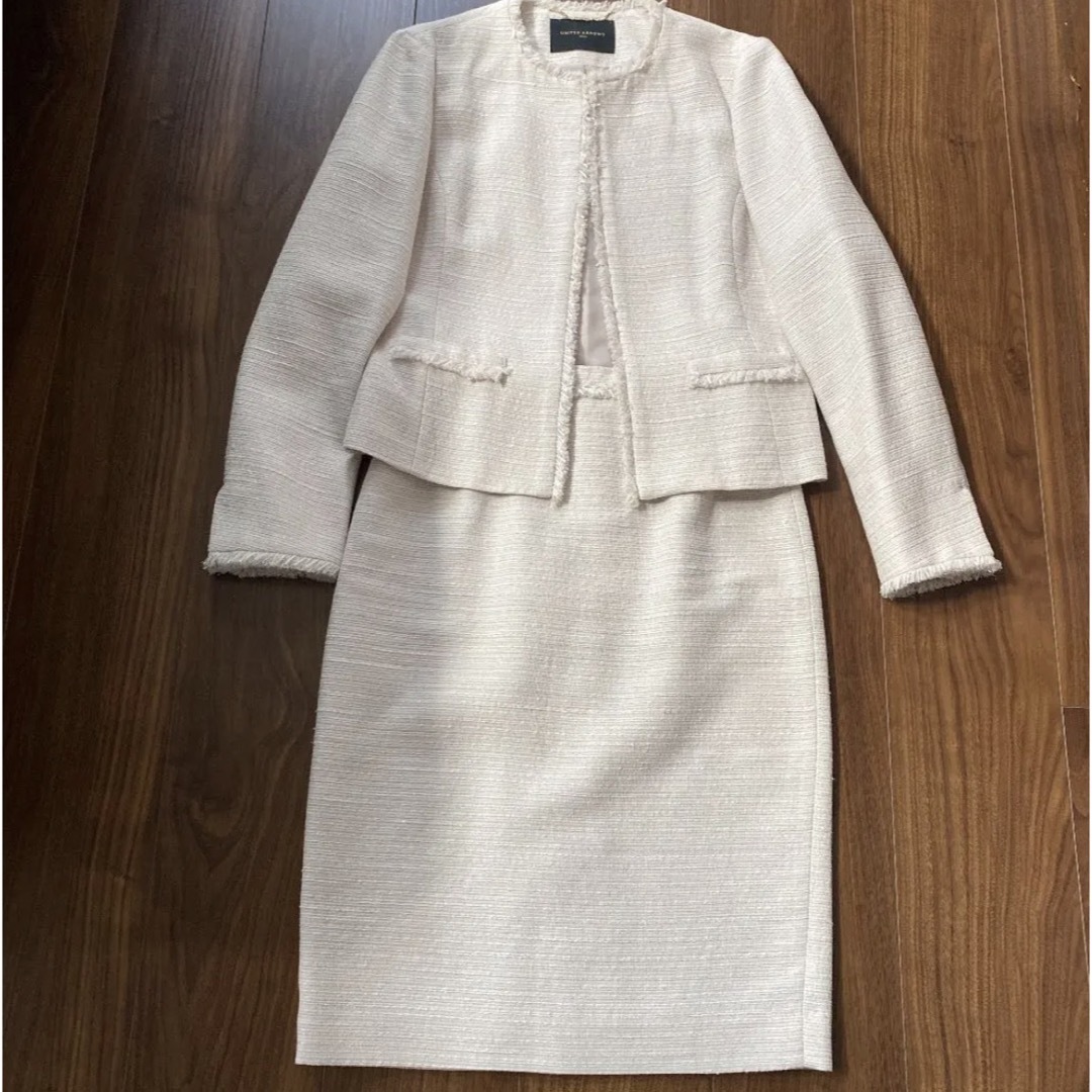 UNITED ARROWS - 【美品】ユナイテッドアローズ スーツ 白 上着38