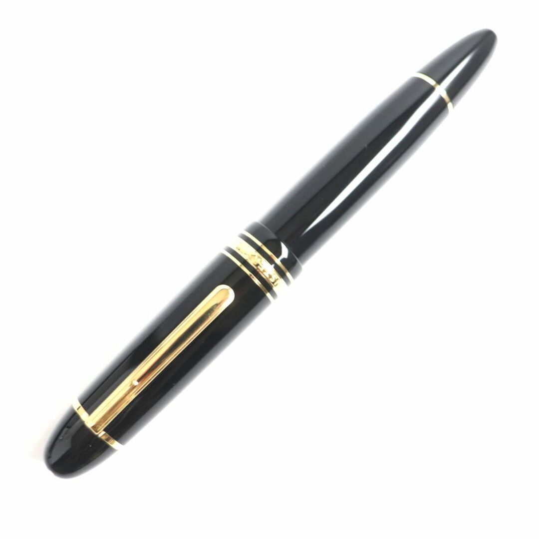 未使用品▽MONTBLANC モンブラン マイスターシュテュック NO.149 ペン先18K 万年筆 ブラック×ゴールド Mニブ 値打ち品 