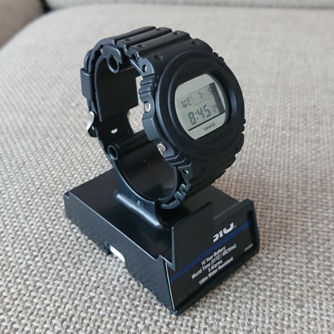 美品 CASIO G-SHOCK DW-5700BBMA ミラー