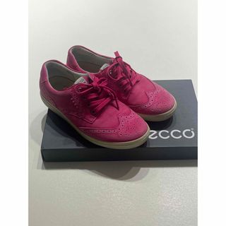 ecco 本革ゴルフシューズ23.5ｾﾝﾁ