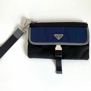 【美品】PRADA サフィアーノ クラッチバッグ