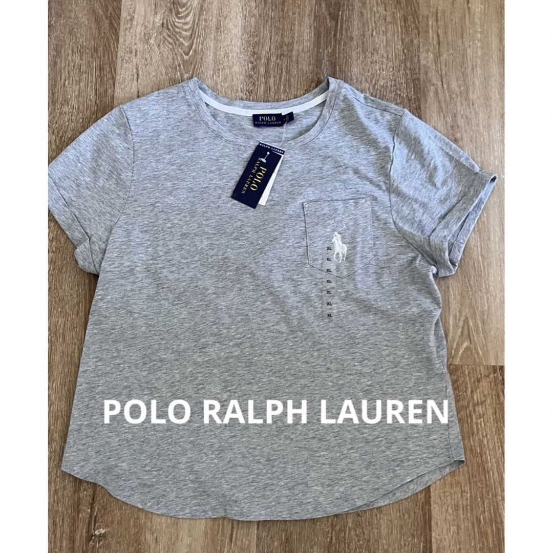 POLO RALPH LAUREN(ポロラルフローレン)のPOLO ラルフローレン　Tシャツ　大きめサイズ　米国購入　新品 レディースのトップス(Tシャツ(半袖/袖なし))の商品写真