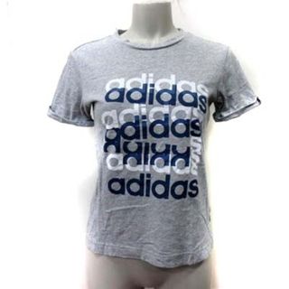 アディダス(adidas)のアディダス Tシャツ カットソー 半袖 M グレー /YI(Tシャツ(半袖/袖なし))