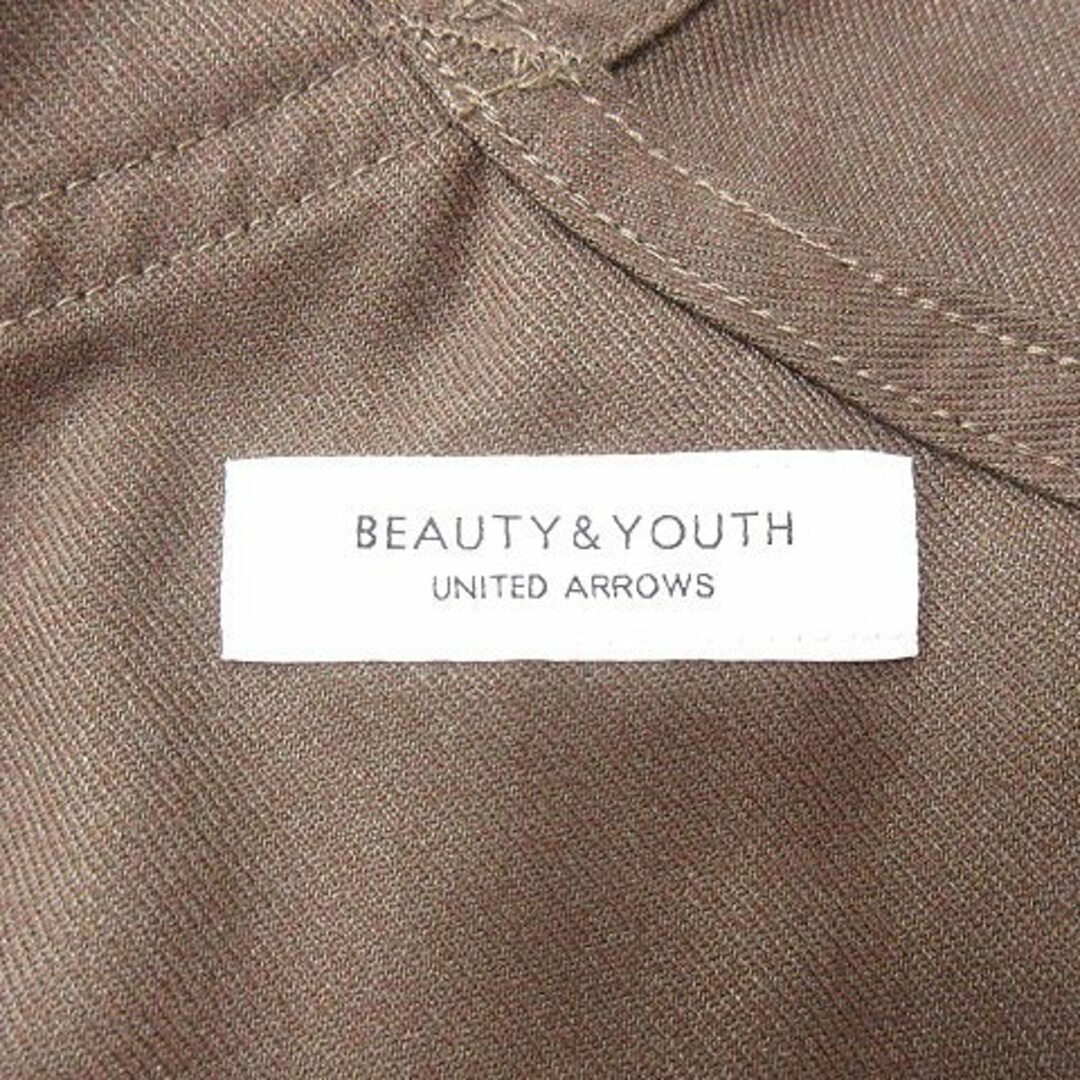 BEAUTY&YOUTH UNITED ARROWS(ビューティアンドユースユナイテッドアローズ)のユナイテッドアローズ ビューティー&ユース パンツ オーバーオール 茶 ■MO レディースのパンツ(サロペット/オーバーオール)の商品写真