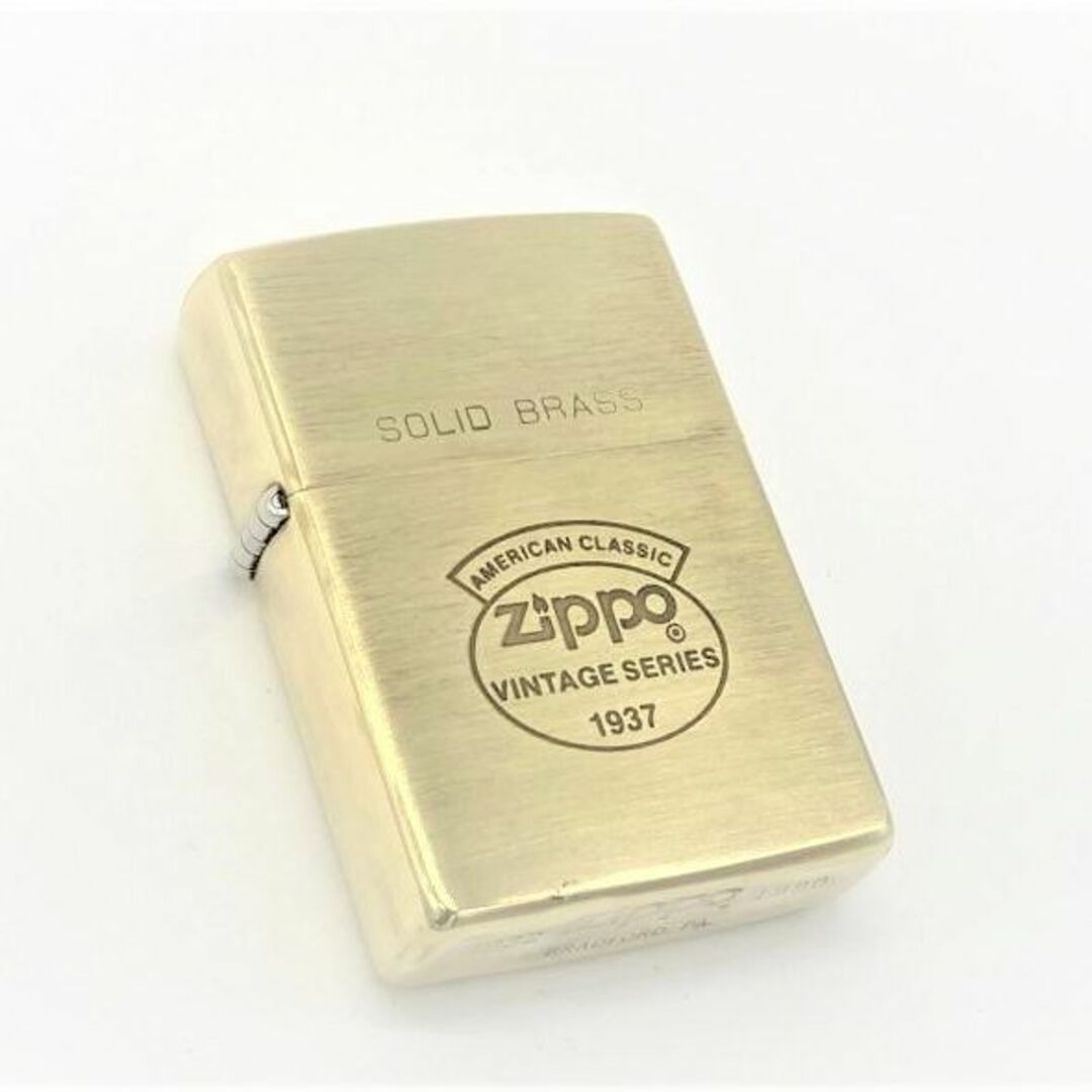 ジッポー　zippo ソリッドブラス　ビンテージ　ダブルイヤー　1990