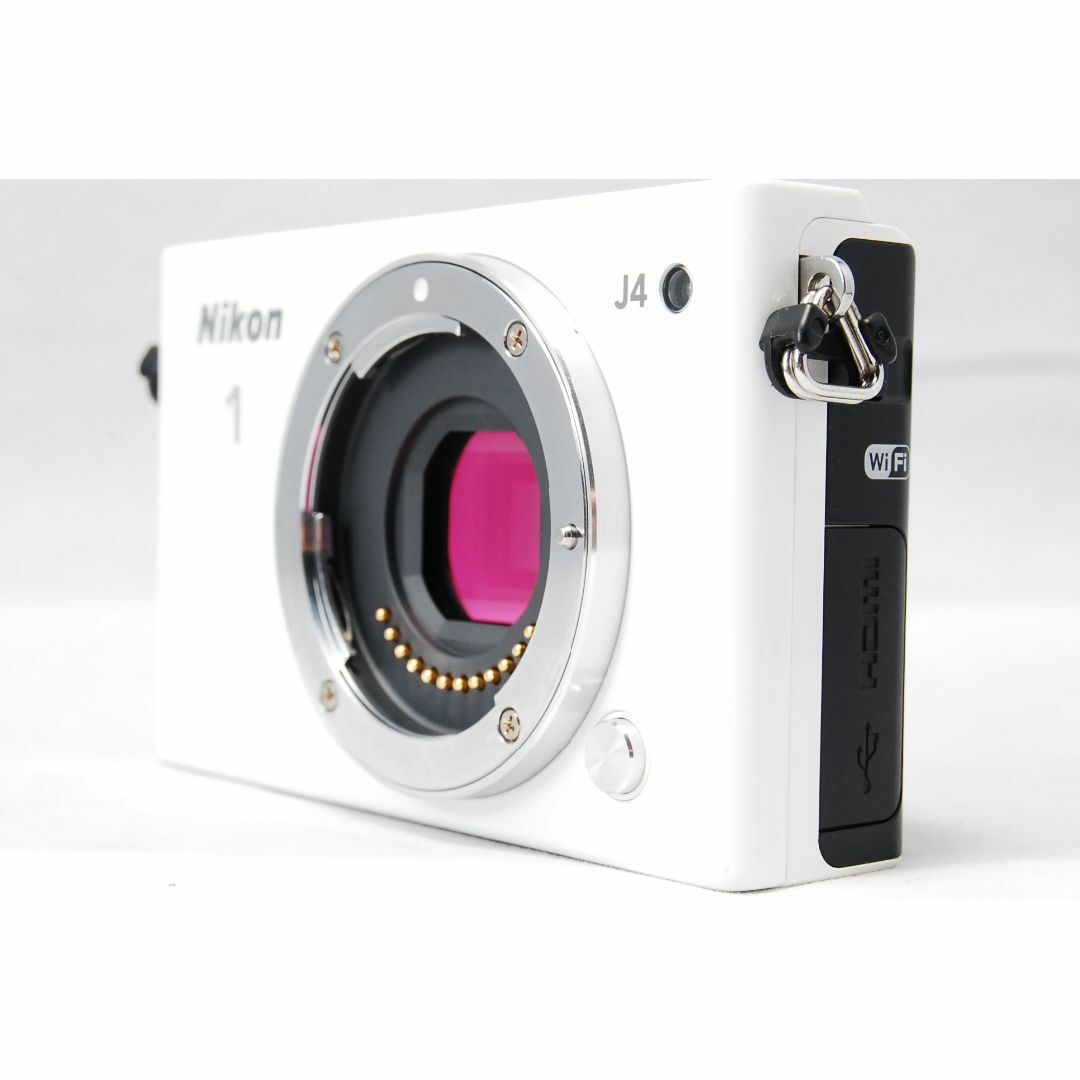 Nikon 1 J4 標準パワーズームレンズキット ホワイト ミラーレス一眼 1