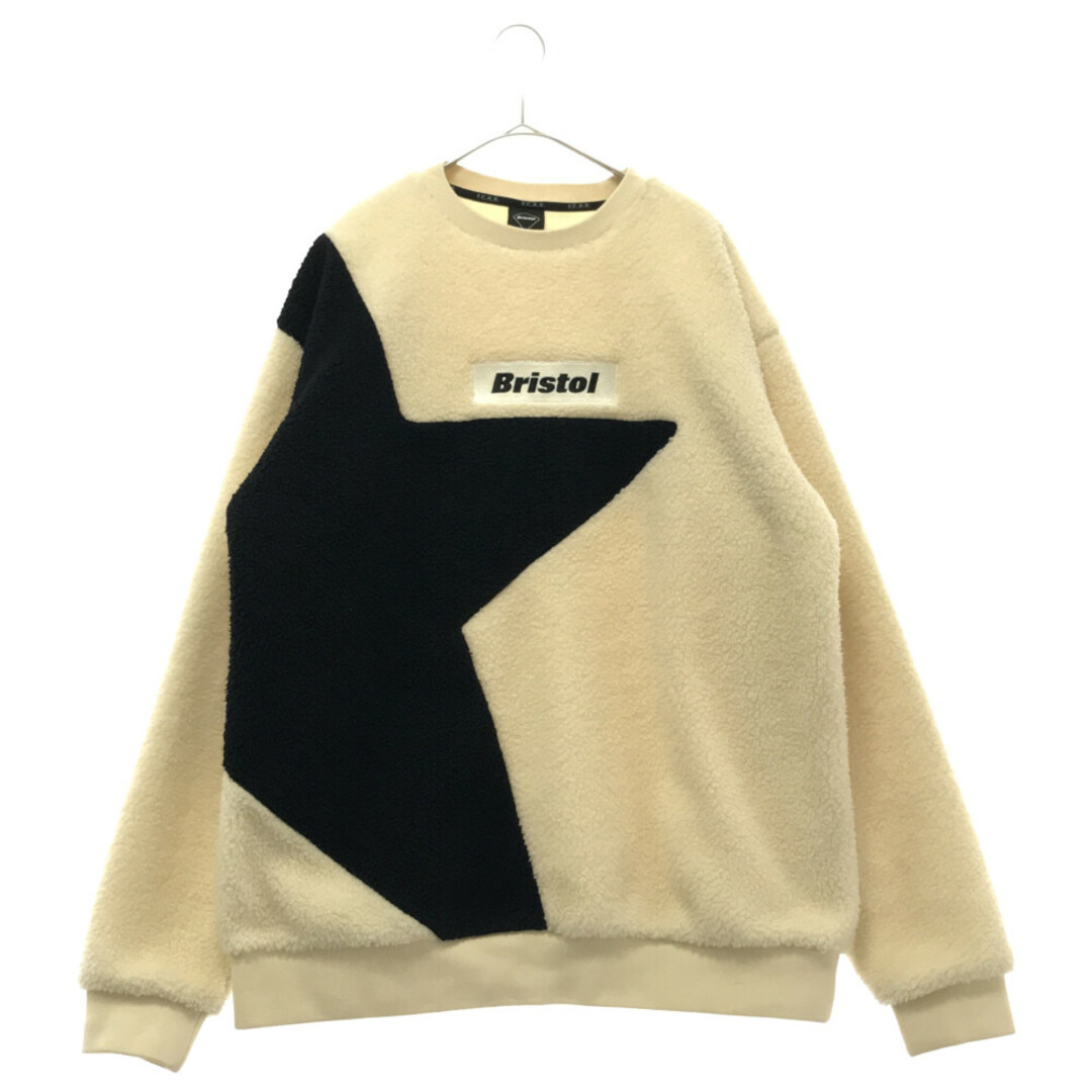 F.C.R.B./F.C.Real Bristol/FCRB エフシーアールビー/エフシーレアルブリストル 21AW BOA FLEECE BIG STAR CREWNECK TOP ボアフリース クルーネックトレーナー FCRB-21202765センチ本体