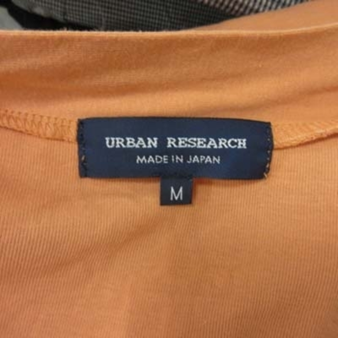 URBAN RESEARCH(アーバンリサーチ)のアーバンリサーチ カーディガン カットソー 七分袖 M オレンジ /YI メンズのトップス(カーディガン)の商品写真