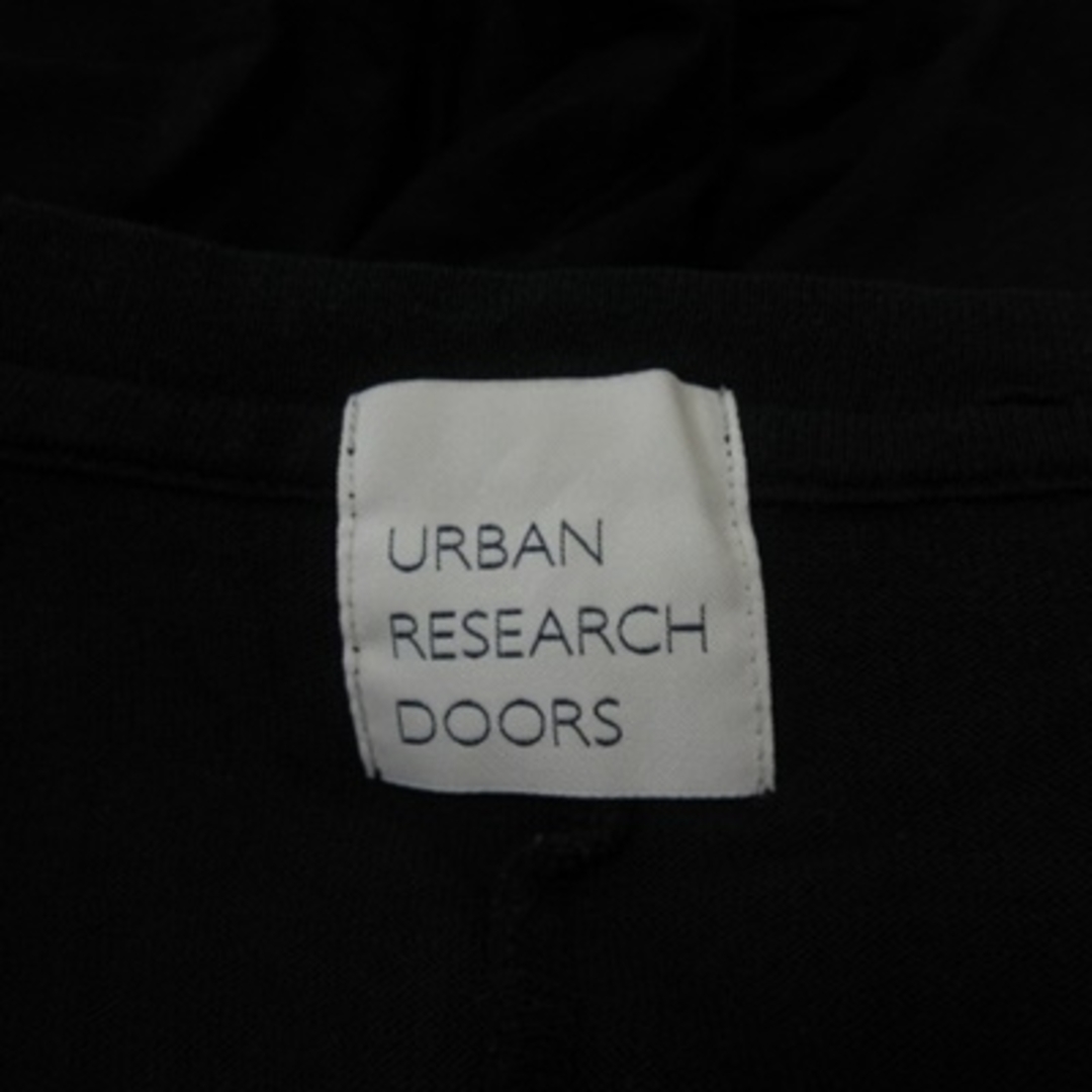 URBAN RESEARCH DOORS(アーバンリサーチドアーズ)のアーバンリサーチ ドアーズ カーディガン カットソー 長袖 M 黒 ブラック メンズのトップス(カーディガン)の商品写真