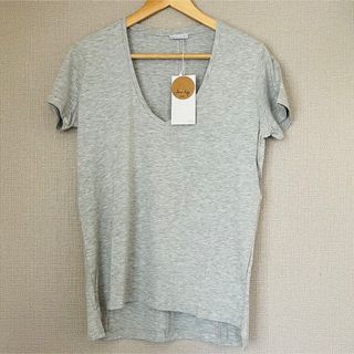 ザラ(ZARA)のTシャツ  ZARA  グレー(Tシャツ(半袖/袖なし))