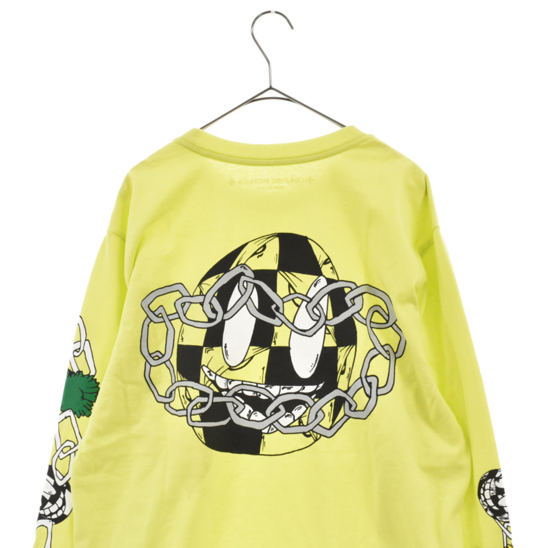 CHROME HEARTS クロムハーツ 22AW×MATTY BOY PPO CHAIN GAME L/S Tee マッティボーイコラボ ロングスリーブ長袖Tシャツ イエロー