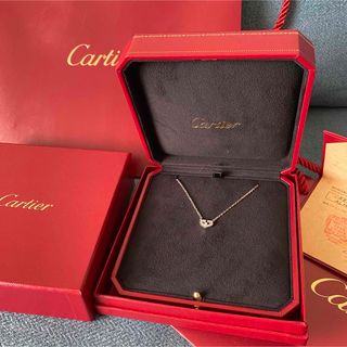 カルティエ(Cartier)のカルティエ Cartier カルティエ Cハート ネックレス ダイヤモンドWG(ネックレス)