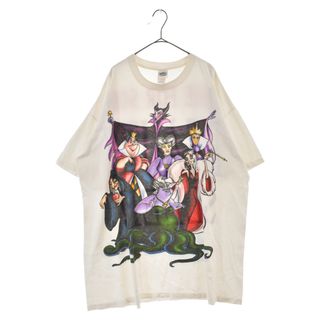 VINTAGE ヴィンテージ 90s VINTAGE Disney villains TIME FOR SOMEBEAUTY SLEEP! ディズニーヴィランズ 半袖Tシャツ ホワイト(Tシャツ/カットソー(半袖/袖なし))